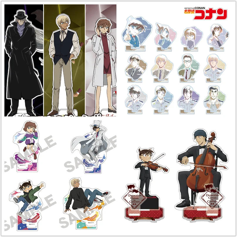 Anime Figure Doll Edogawa Haibara Ai Akai Shuuichi Acrylic Figura Stand Model Cosplay Toy Gift