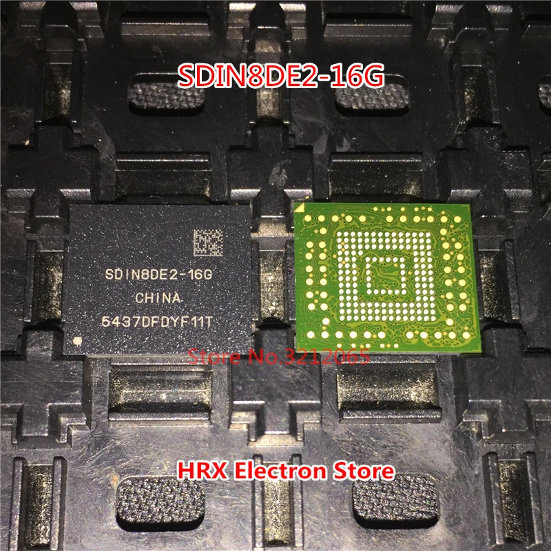 100% New Original SDIN8DE2-16G BGA EMMC SDIN8DE2 16G (1-10piece)