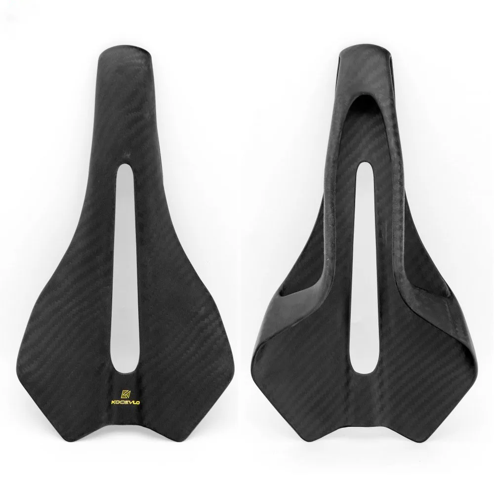 

Велосипедное седло из углеродного волокна T800, сверхлегкое интегрированное формовочное седло 90 г, седло из углеродного волокна 3k для езды на велосипеде по дорогам/MTB