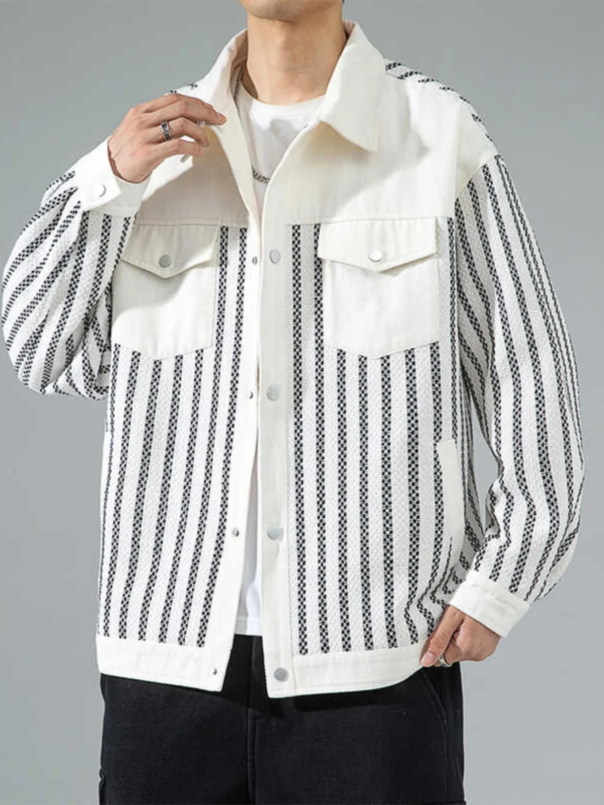 

Мужские повседневные куртки с воротником irt, уличные весенне-осенние свободные посадки, модные ветрозащитные длинные све, наполненные полиэстером