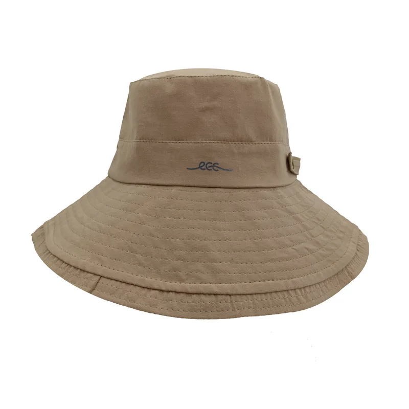 Manufacturer Summer Sun-Proof Bucket Hat Outdoor Pure Cotton Minimalist All-Matching Sun-Proof Fisherman Hat