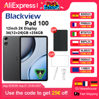 Blackview OSCAL PAD 100 Tablet 12'' 2K FHD+ Unisoc T615 36(12+24)GB RAM 256GB ROM 9000mAh Android 15 4G Tablets PC