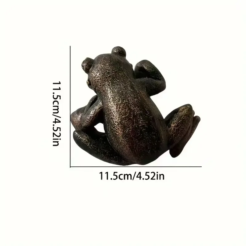 Frog Figurine Resin Frogs Statue Flower Pot Hanger Ornaments Garden Planter Pendants Crafts Sculpture For Home Courtyard