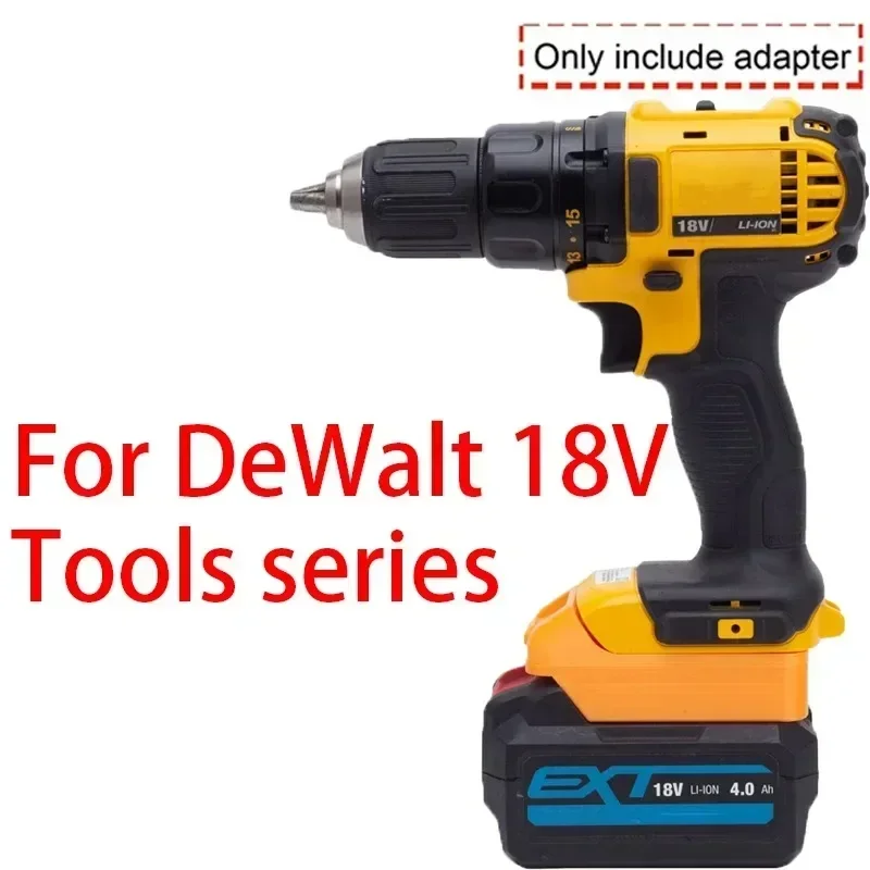 For ERbauer EXT 18V Li-Ion Battery Adapter Tools Converts To DeWalt XRP 18V Battery Adapter Cordless Power Tool Accessories