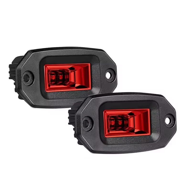 4 Inch for Off-Road Driving Fog Work Light 20W Led Flood Light Bar Recessed Mount Waterproof for Jeep Suv Utv Boat Motorcycle
