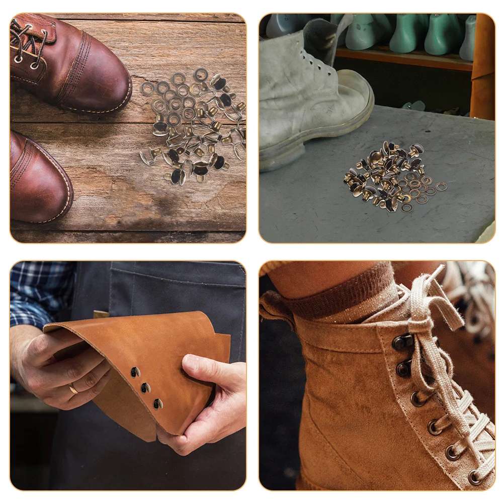 

10Pcs Metal Shoelace Buckles Sturdy Boot Eyelet Repair Kit for Shoes Hiking Boots Outdoor Sports Lightweight Easy Install Lace