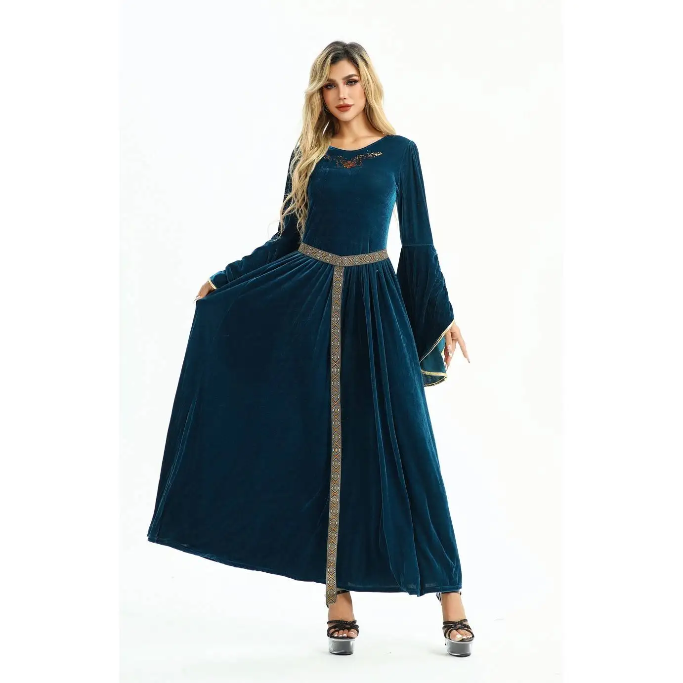 

Средневековый костюм на Хэллоуин, винтажный костюм эпохи Возрождения, ферма, крестьянский доктор, женский этнический сценический костюм, традиционный ханьфу