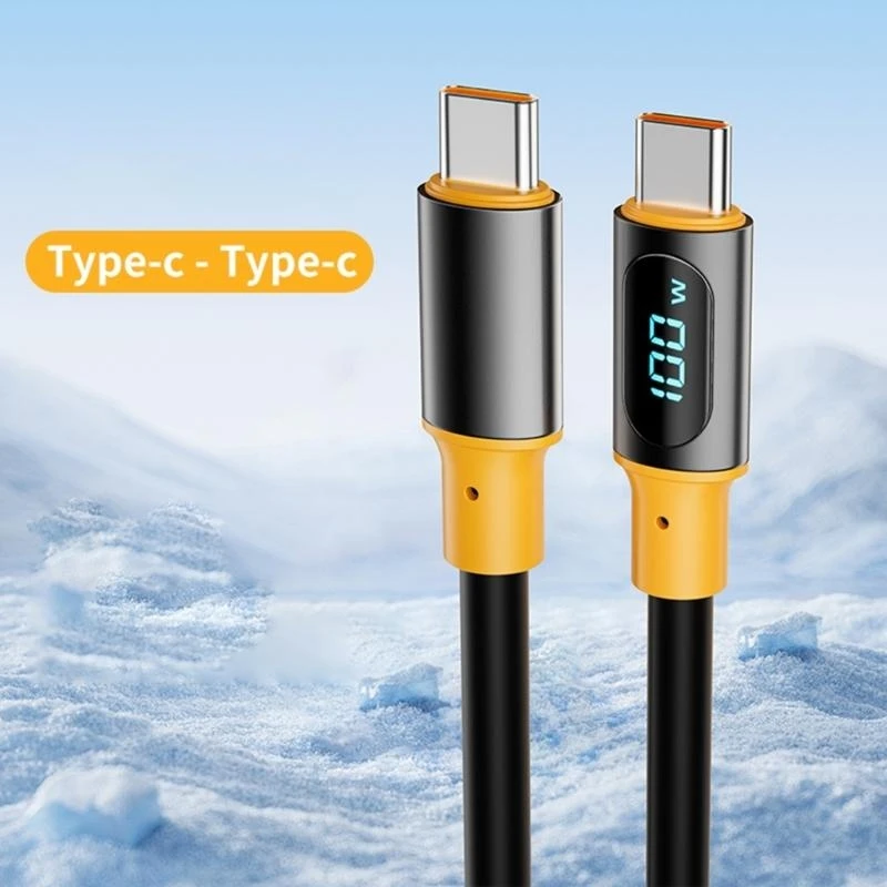 G8DB PD100W Fast Charging Cord Wire USB Type C Data Cable Support 480Mbps Data Speed