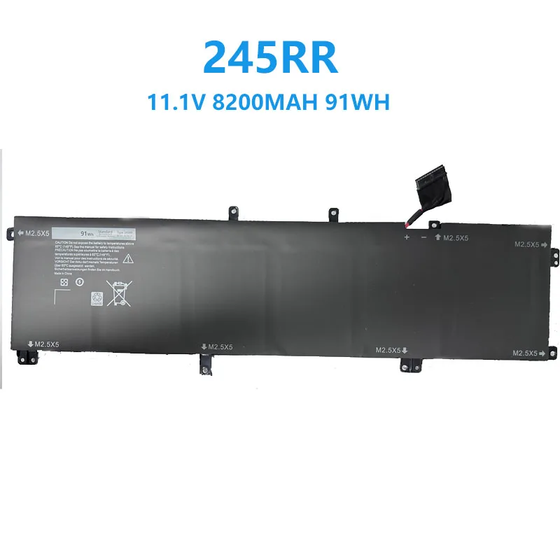 New 91WH 245RR Laptop Battery for DELL XPS 15 9530 9535 Series For DELL Precision M3800 TOTRM H76MV 7D1WJ Free Tools