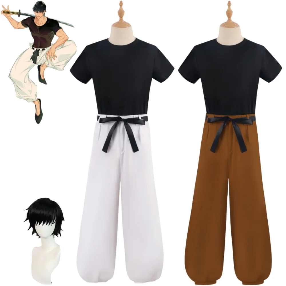 Fushiguro Toji Cosplay Kostuums Anime Jujutsu Kaisen Pruik Animatie Komisch Spel Roman Tentoonstelling Pak Uniform Coser