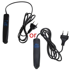 367A 220-240V Aquarium Heater Fish for Tank Submersible Mini Heaters with Suction Cup 8W Steady Temperature 25°C (77°F)