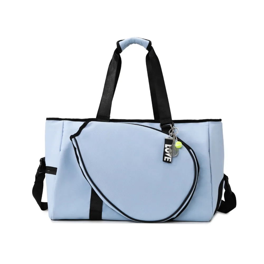 

Портативная вместительная теннисная сумка, многофункциональная водонепроницаемая сумка для фитнеса через плечо, прочная спортивная сумка