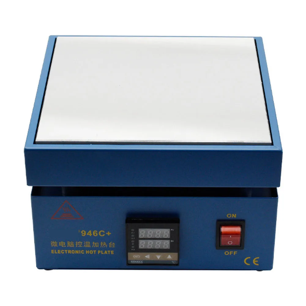 850W 946C+ Electronic Hot Plate Preheat Digital Preheating Station 200x200mm For PCB SMD Heating Led Lamp Desoldering 110V/220V