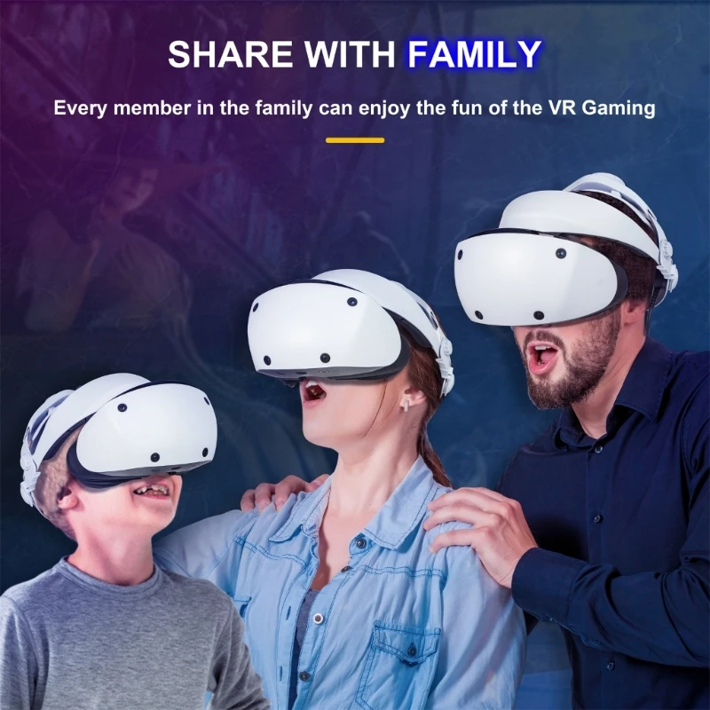 สายรัดศีรษะแบบพกพาสำหรับสายรัด PS VR2 เพื่อการรองรับที่เพิ่มขึ้น ลดแรงกดทับ