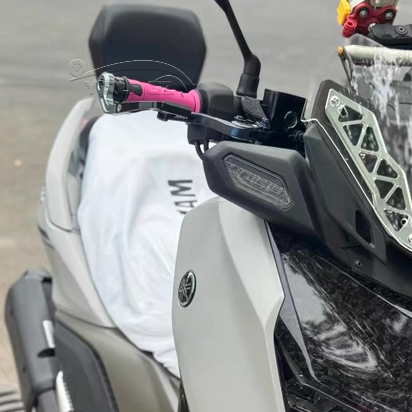 For YAMAHA MT03 07 MT09 Brake Lever Guard CNC Aluminium 7/8"Handlebar Protectors Universal handlebar protection MT03 MT 07 MT09