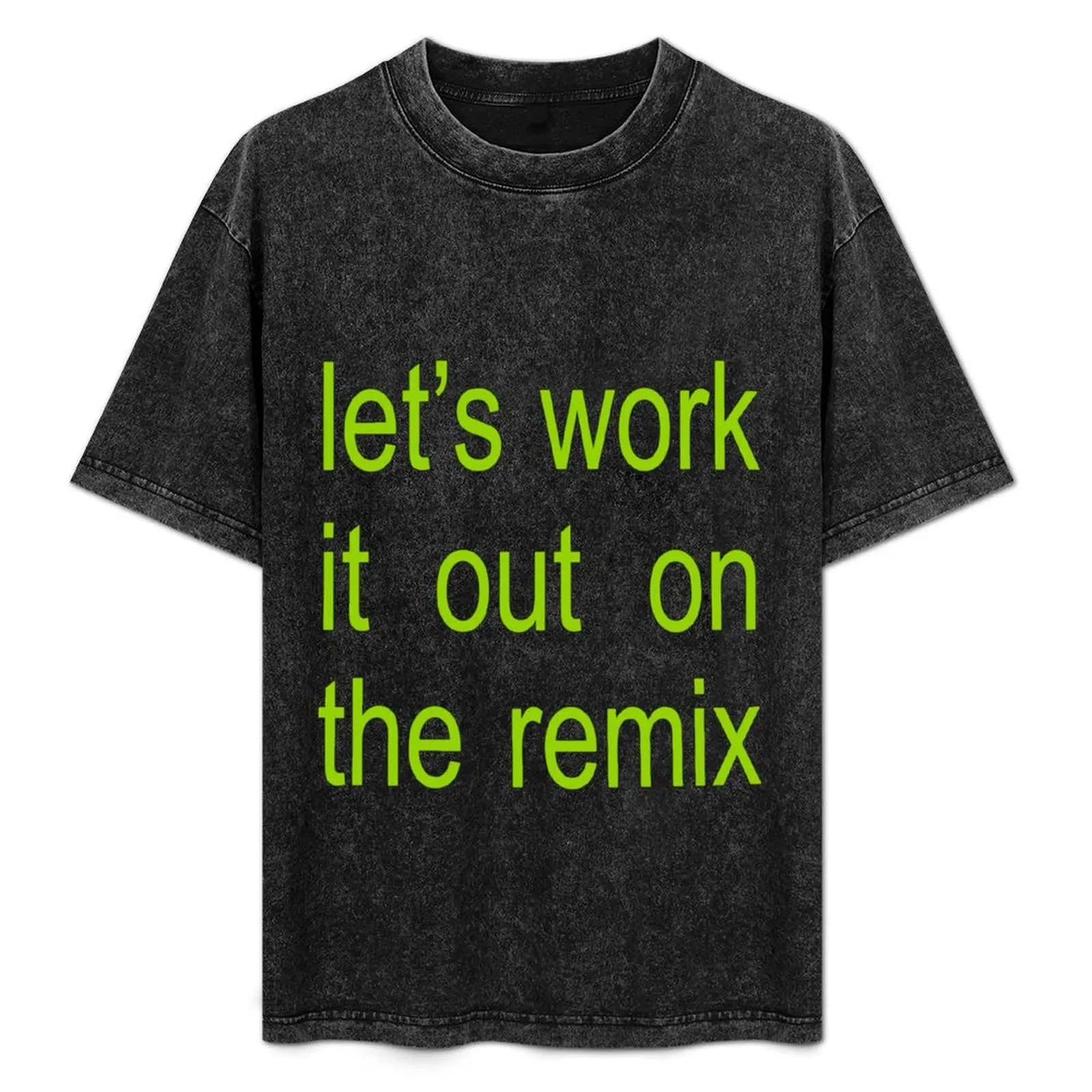 Let's work it out on the remix T-Shirt Aesthetic clothing basketball graphic tees Louboutins men clothings