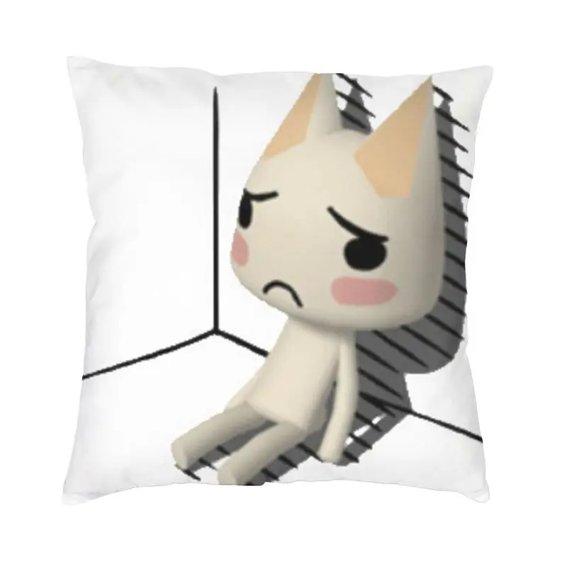 Cartoon Anime Games Toro Inoue Cat Luxury Pillow Cover Decoration Sofa Cushion Case