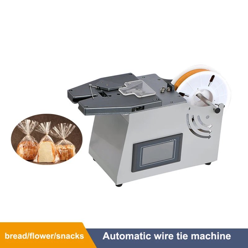 

Automatic Wire Tie Machine Toast Bag Twisting Tie Machine Golden Wire Candy Bag Tying Machine Bread Bag Twist Tie Machine