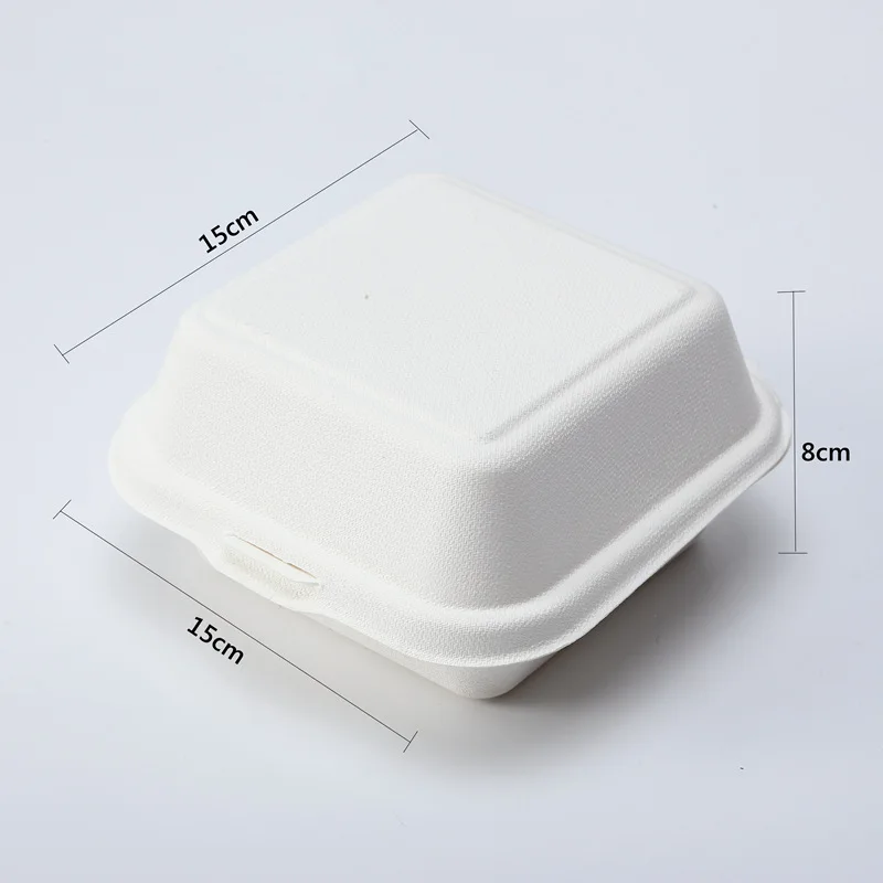 20/30/50pcs Disposable Eco-Friendly Bento Box Meal Storage Food Prep Lunch Box Fruit Salad Hamburger Cake Packaging Box Writable