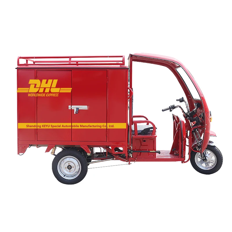 Keyu Triciclo eléctrico de fibra de carbono de 2 plazas Carga 45 km/h Velocidad 60v Voltaje para carga