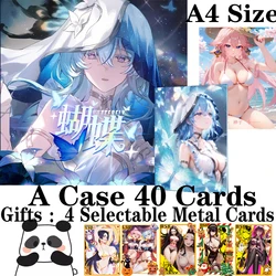 Nowa karta bogini w rozmiarze A4 BUTTERFLY Spicy Board Hobby Game Collectible Card Doujin Big Size Card SSP Rare Card Toy Gifts