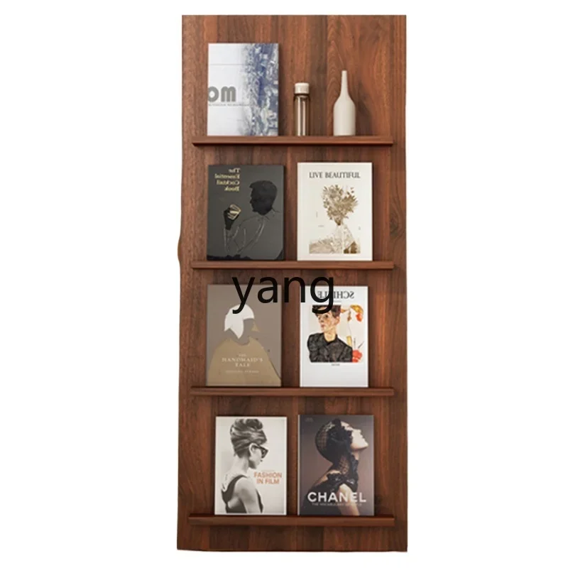 

LH wall storage rack picture book display retro magazine floor-to-ceiling multi-layer shelf