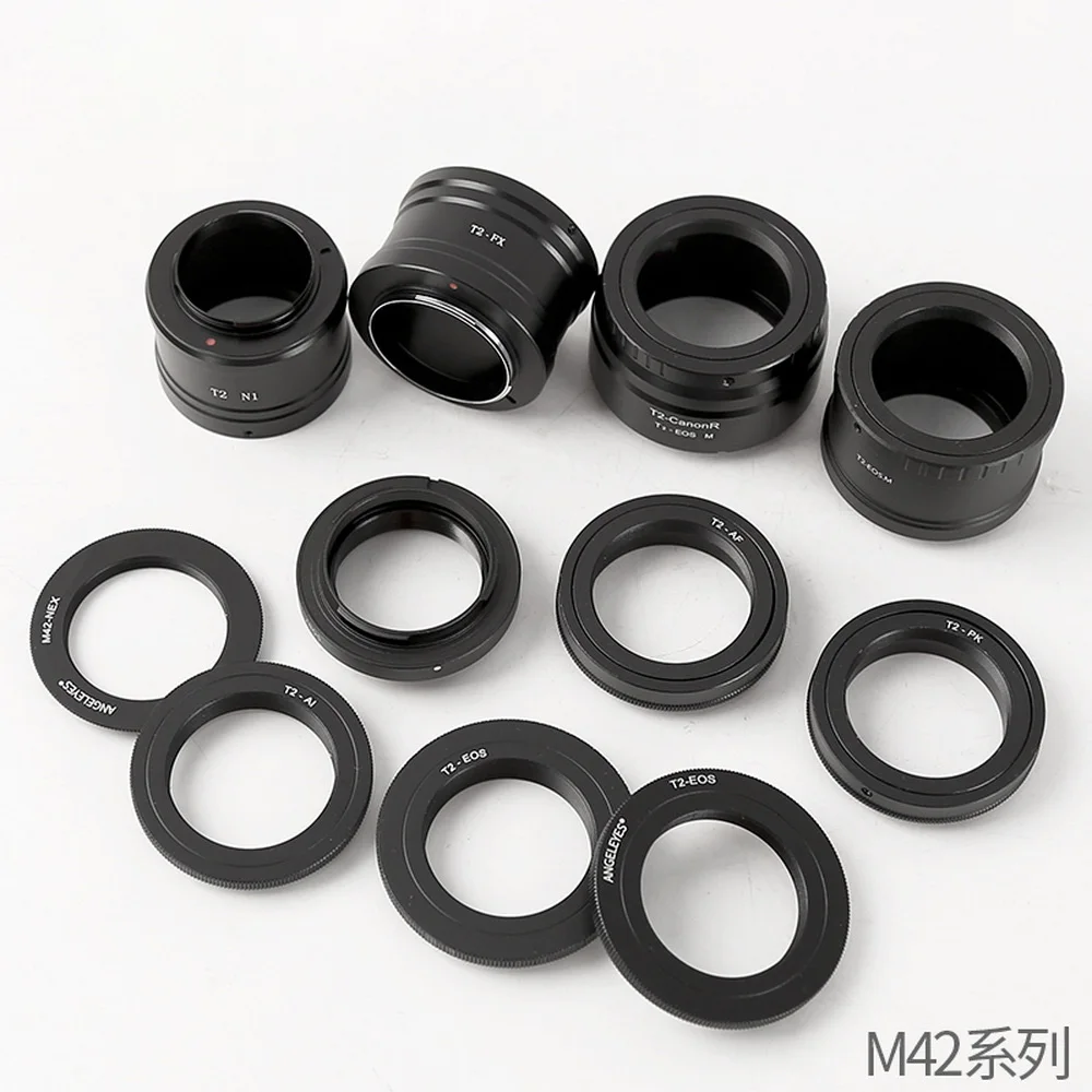 UKON-A M42 Kamerahalterungs-Adapterring für Canon für Nikon oder Sony oder Pentax oder Fujifilm DSLR auf spiegelloses astronomisches Zubehör