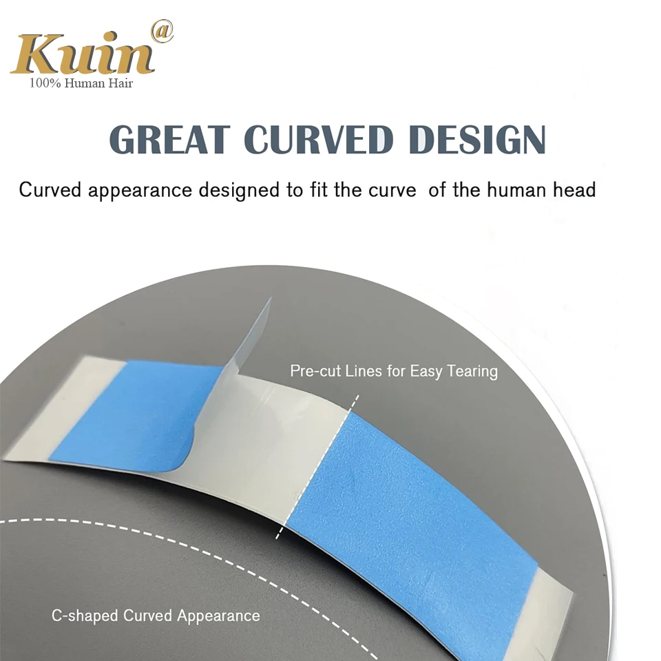 36 قطعة مجموعة شريط ووكر منحني مزدوج الجوانب شريط تثبيت فائق نظام الشعر شريط عقد غراء الترابط لنظام الدانتيل والشعر المستعار للرجال