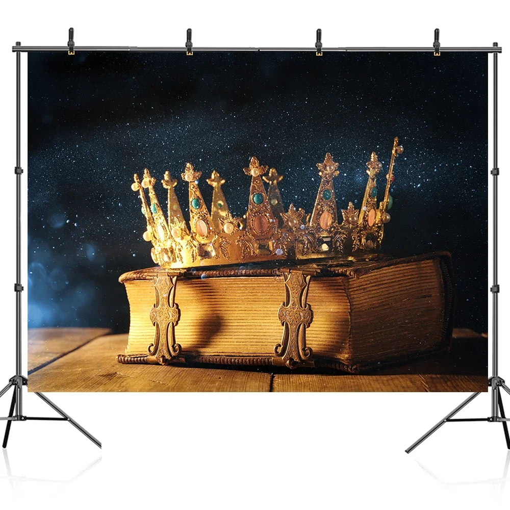 Bonvvie Photography Background Magic Book Children Adults Photocall Portrait Backdrop for Photo Studio Props Party Decor Banner