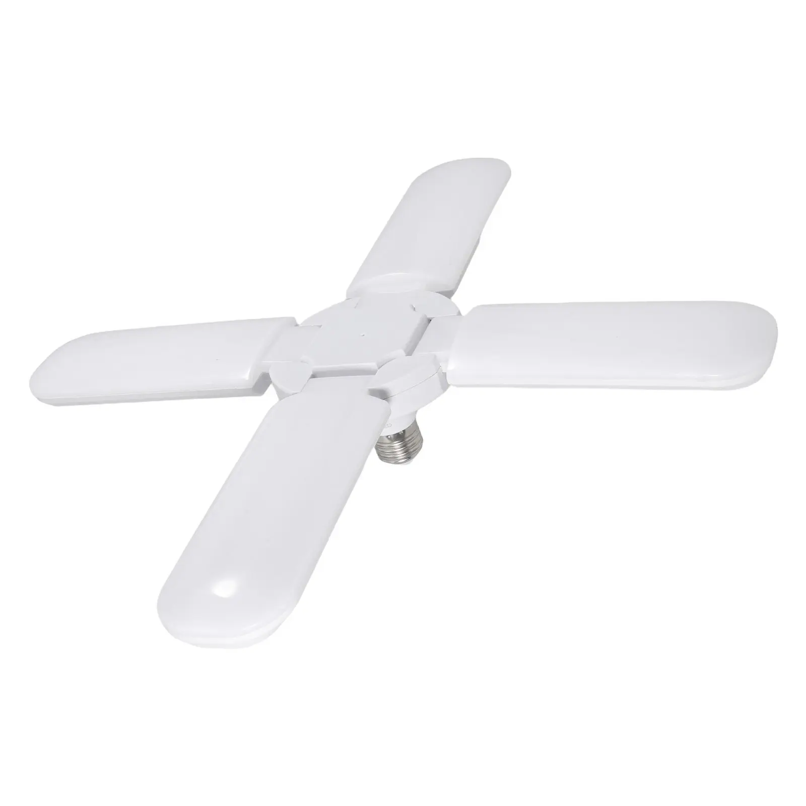 

Складной светодиодный светильник E27 для гаража с четырьмя регулируемыми панелями, высокой светопропускной способностью, для мастерских, подвалов, уличного освещения и палаток