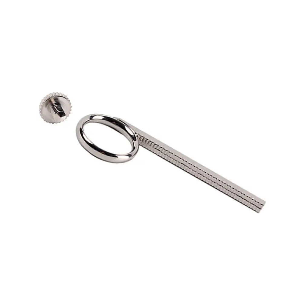 

2 Pcs Finger Ring Hook Screw Replacement Accessories Trumpet Finger Ring Valve Slide Silver Metal Durable Lightweight