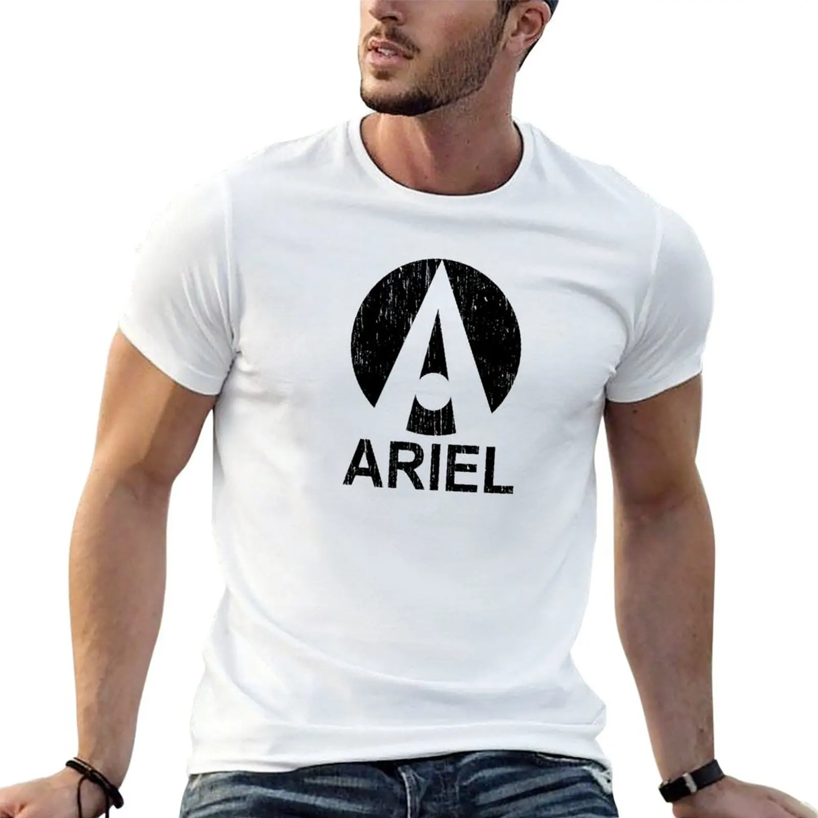 ariel car T-Shirt Casual Minimalist Short Sleeve Top