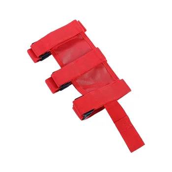 차량용 소화기 스트랩 마운트 거치대, 플라스틱 버클, PU 고정 밴드, 붕대 홀더 