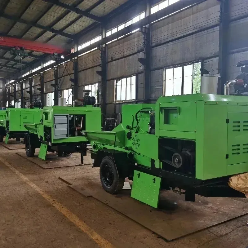 Low RPM High Torque Wood Shredder for Noise Sensitive Area Slow Speed for Community Green Space