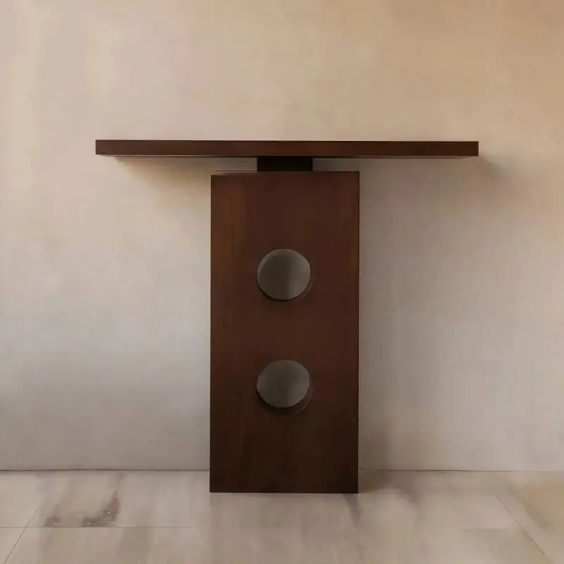 

Table Hallway Wood Corner Luxury Modern Unique Salon Corner Table Entryway Wood Mesa Para Sala Living Room Furniture