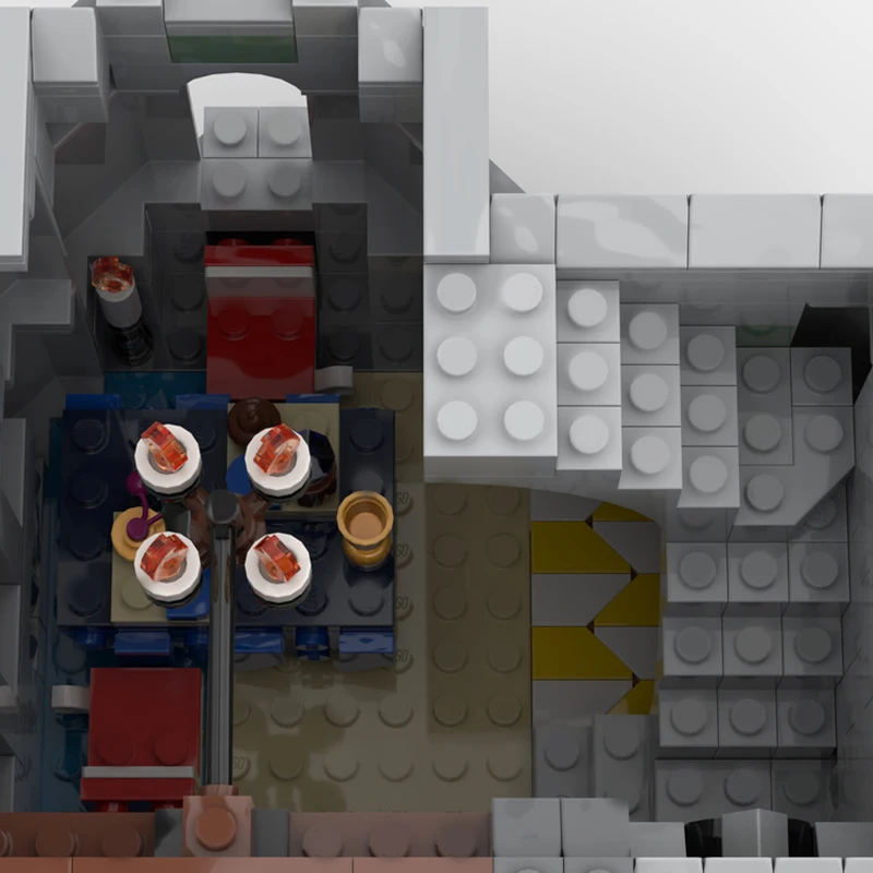 1179 PCS Modular Construction Medieval Townhouse MOC Customize Modular Building Block Popular Design DIY Boys Toy Birthday Gift
