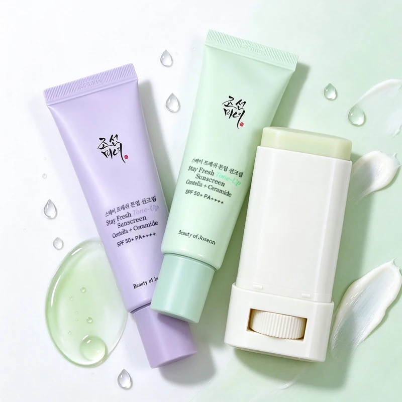 Beauty of Joseon Stay Fresh Tone-Up Sunscreen & Matte Sun Stick SPF50+ PA++++ Centella Ceramide UV Protection Korean Skin Care