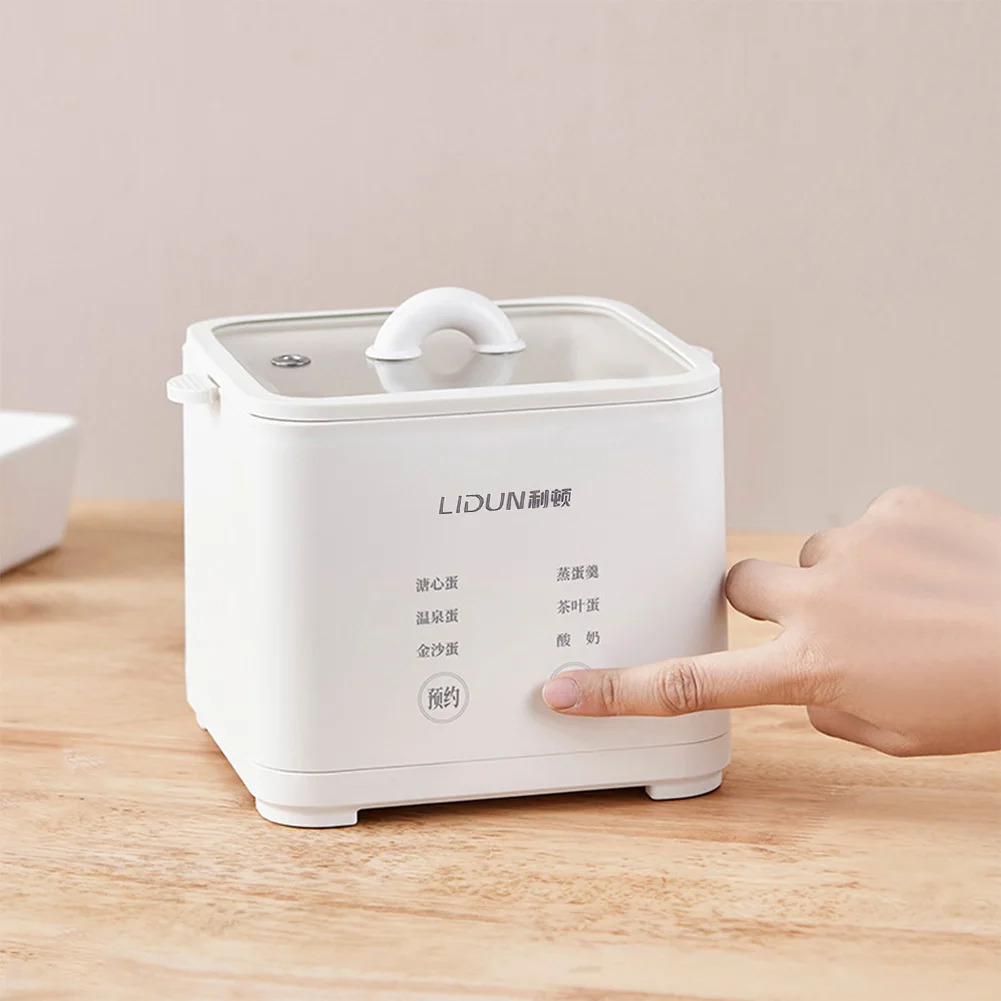 220 فولت الذكية آلة طهي البيض 300 واط التلقائي باخرة التلقائي على البخار يغلي الإفطار آلة حجز لينة البيض المسلوق طباخ #3