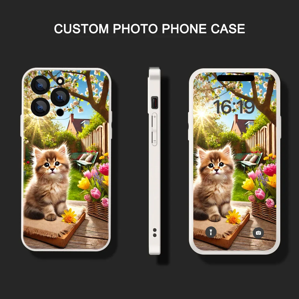 Design Your Own for iPhone Case- Add Custom Photos, Names, or Artwork-Slim, Sleek, and Protective-Perfect for Birthdays,Holidays