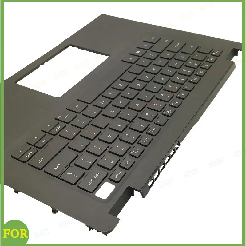 NEW US Keyboard For Dell Latitude 3410 E3410 Laptop Palmrest Upper Cover Top Case with Backlit keyboard Replacement 00MC2P 6THXK