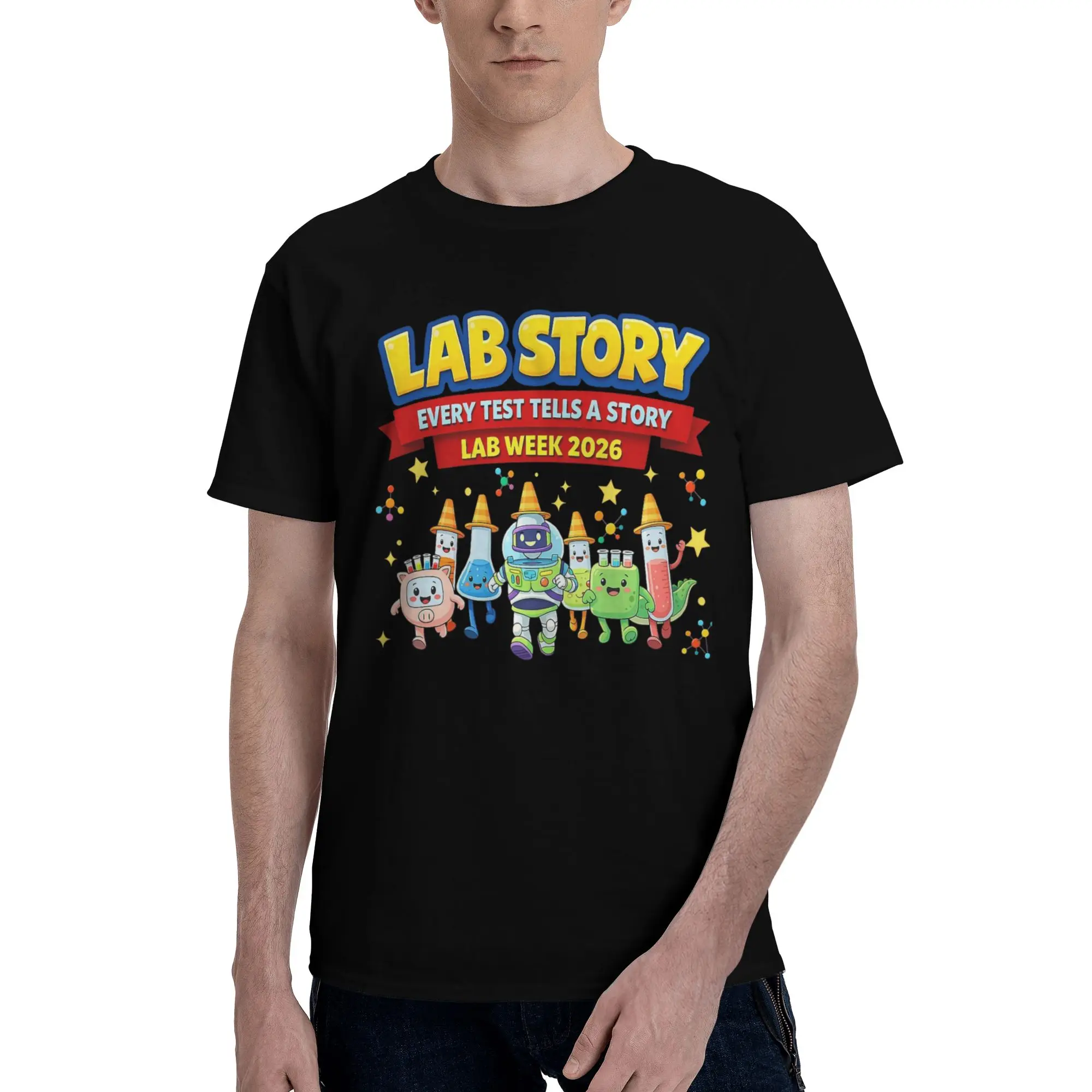 Lab Crew Lab Week 2026  Graphic Printing T Shirt for Men Women  Cotton  Tee Shirt Clothing