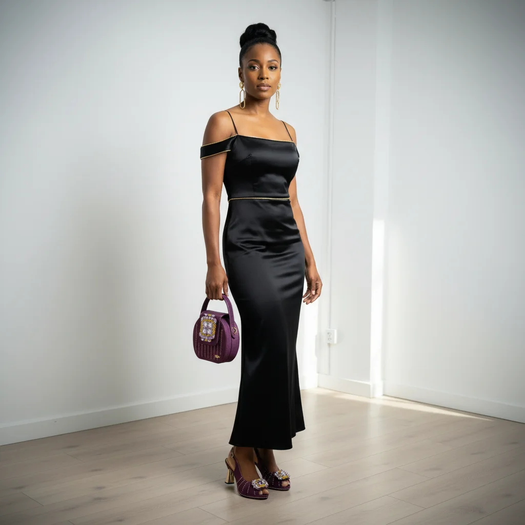 

Элегантные фиолетовые туфли на высоком каблуке с открытым носком и стразами 2026 года для женщин - итальянский дизайн, комплект с сумкой в тон