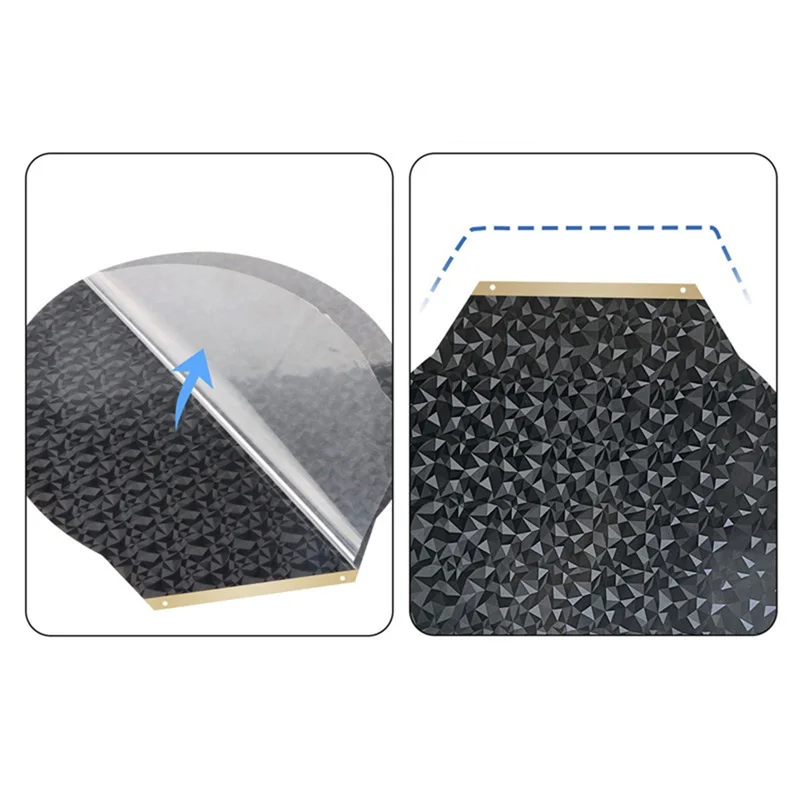 For Flsun V400 PEO Plate Round PEI Sheet Double Side Steel Sheet PEO For V400 Flsun Super Racer PEO Build Plate
