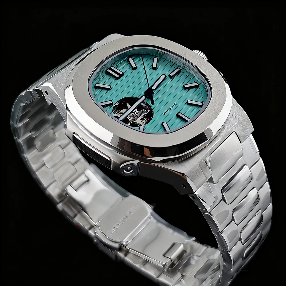 NH38 Watch Men's Automatic Watch Customized Logo Watch Stainless Steel Watch NH38 Movement Watch