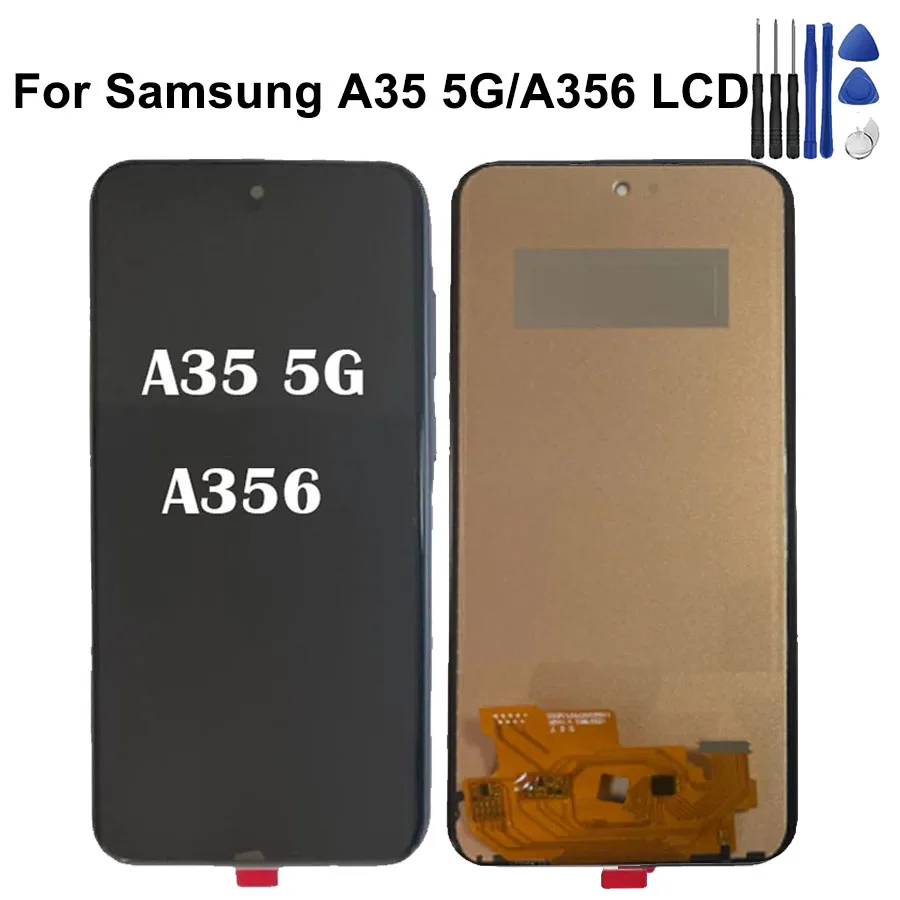Дисплей Super AMOLED для Samsung A35 5G (A356B A356E A356U) с сенсорным экраном и дигитайзером