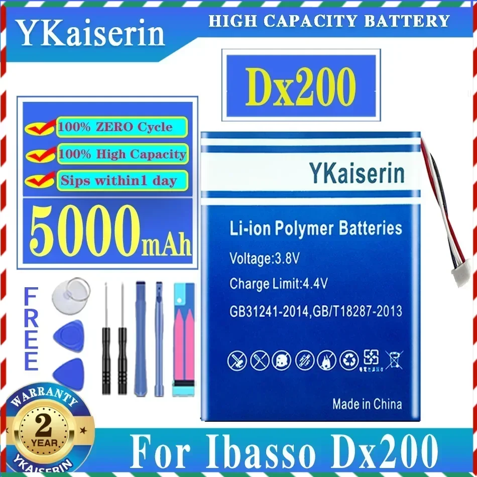 

Аккумулятор YKaiserin Dx 200 5000 мАч для аккумуляторов Ibasso Dx200 + бесплатные инструменты