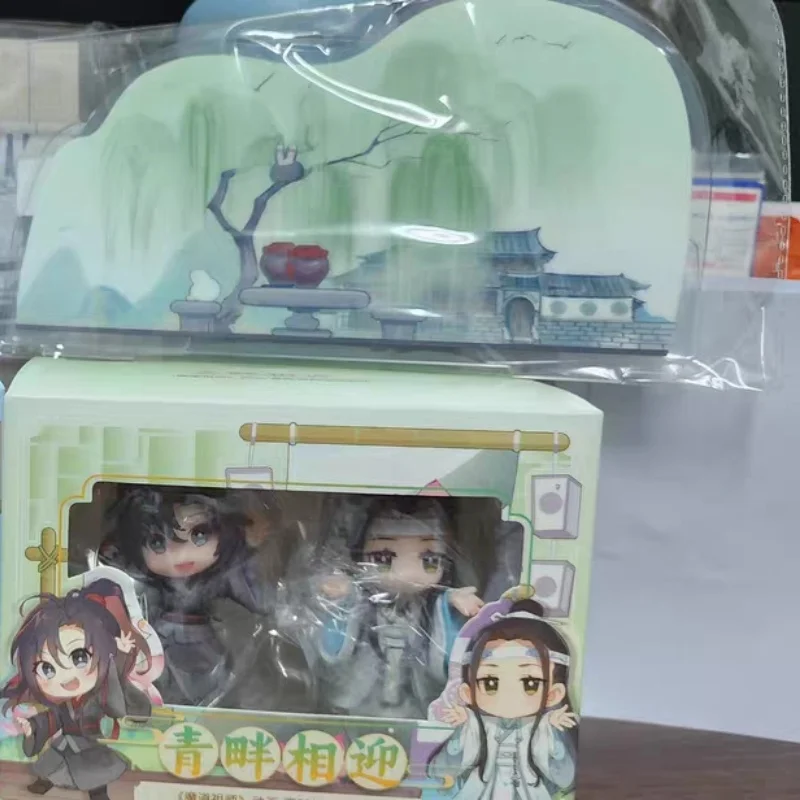 

In Stock Mo Dao Zu Shi Mdzs Anime Action Figure Toys Q Version Lan Wangji Wei Wuxian Figures Collection Model Dolls Gift