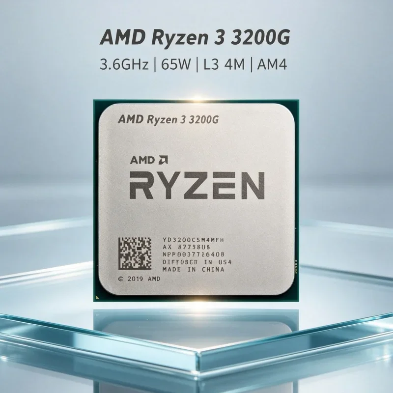 processore-amd-ryzen3-pro-3200g-apu-socket-am4-36ghz-65w-cache-l3-4m-4‑core-4‑thread-per-aggiornamento-pc-e-workstation-da-ufficio