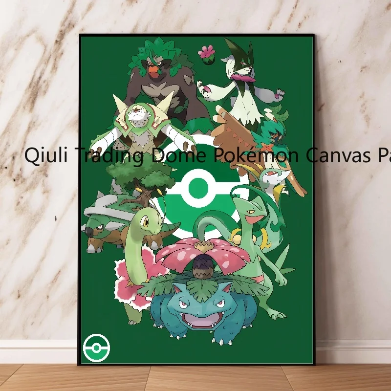 Japanische klassische Anime Pokemon Poster Charm ander Bulbasaur Cartoon Figur drucken Leinwand Malerei Raum dekor Wand kunst Bild Geschenk