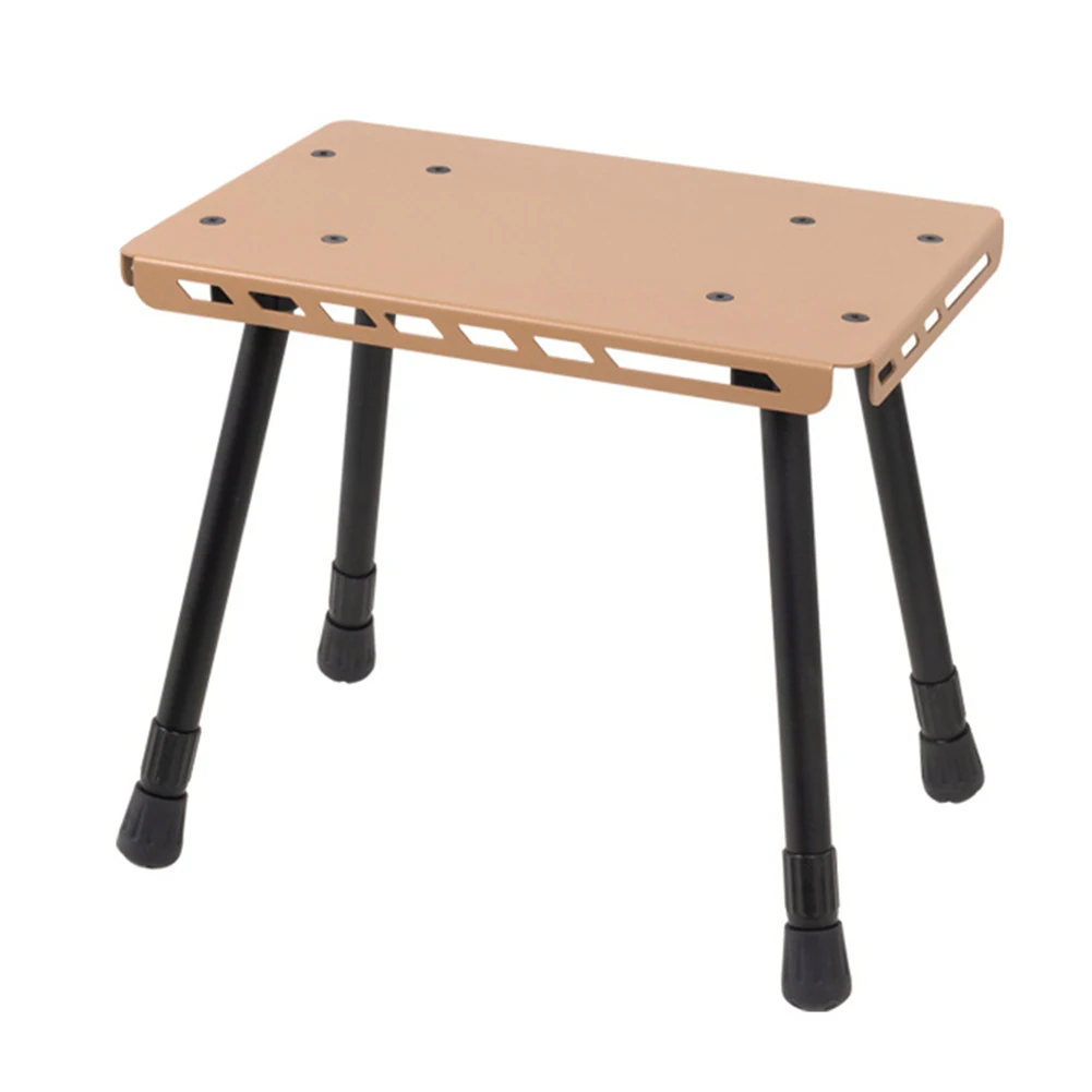 Camping Stool Table Fishing Portable Folding Chair Weight Adjustable Height Aluminum Alloy Camping Stool Table